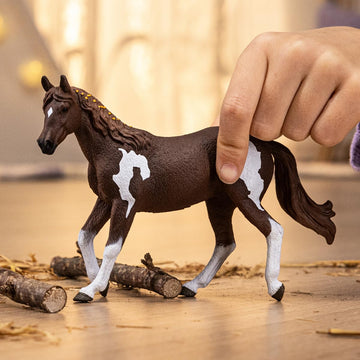 Schleich Horse Club - Paint Horse Mare - 6'' Hand-Painted Collectable, Realistic Toy Horse Figurine For Girls And Boys. Durable,