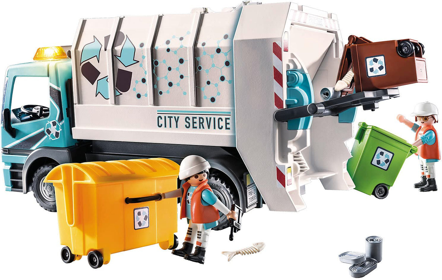 Playmobil City Recycling Truck 2022 Model 70885 - Colourful Plastic Toy Vehicle
