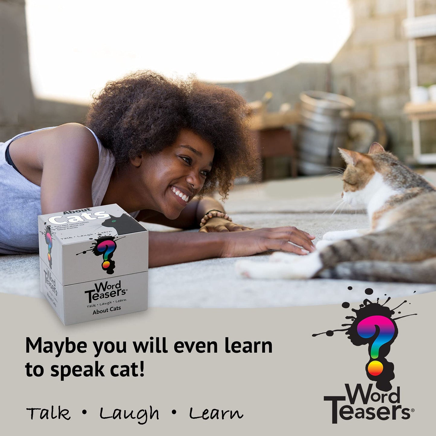 ? Word Teasers About Cats - Fun Cat Trivia Game For Cat Lovers - Cat Themed Game For Cat People Of All Ages - Funny Cat Facts For Kids & Adults - 150 Cat Trivia Cards