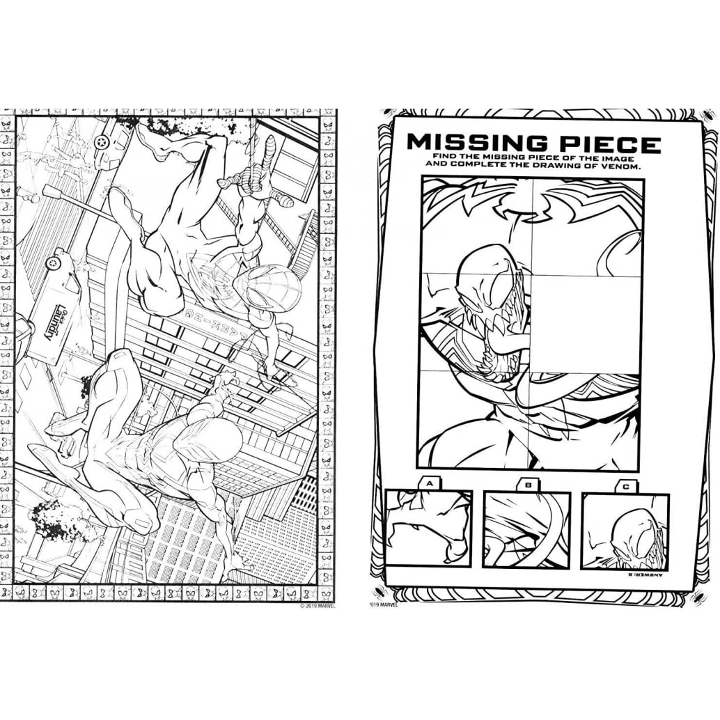 Marvel - Spider-Man - Gigantic Coloring & Activity Book - 200 Pages
