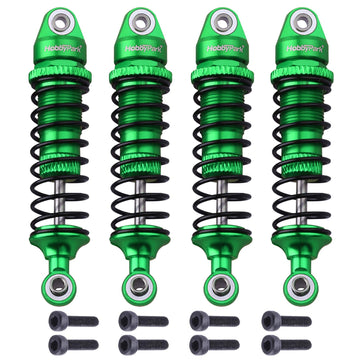 HobbyPark Aluminum Shocks Absorber Assembled (Front & Rear) Full Metal Dampers for Traxxas 1/18 LaTrax Teton Desert Prerunner, R
