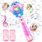 Beria Toys For Girls: Princess Toy Bubble Wand, Birthday Gifts For 3 4 5 6 7 8 Years Old Girl, Bubbles Machine Fairy Wands For K