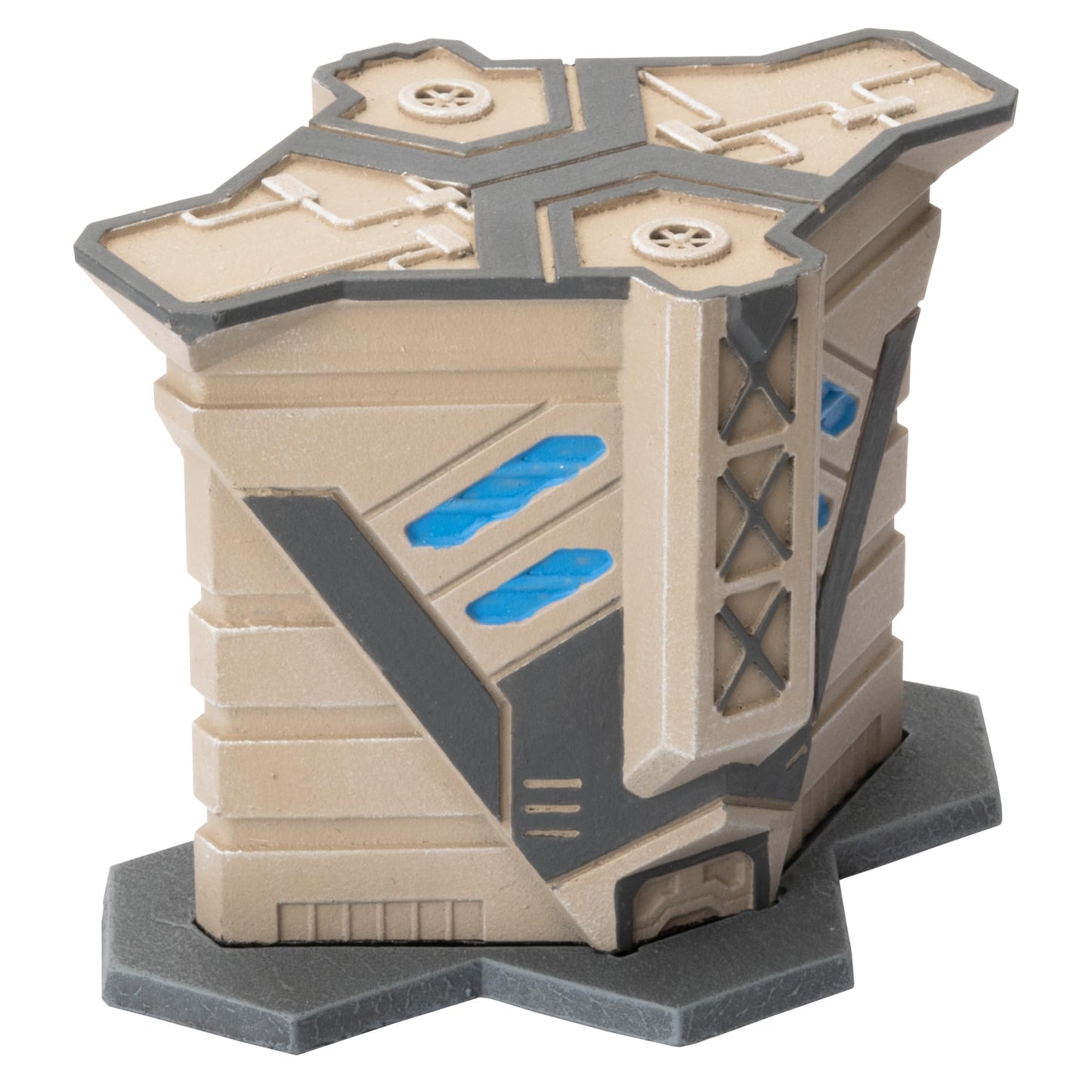 Gf9: Hextech Trinity City: Condo - 2X Fully Painted Buildings, Battlefield In A Box, Tabletop Ready Painted Terrains, Rpg Accessories
