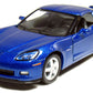 Set of 4: 5'' 2007 Chevy Corvette Z06 1:36 Scale (Blue/Orange/Red/Yellow)