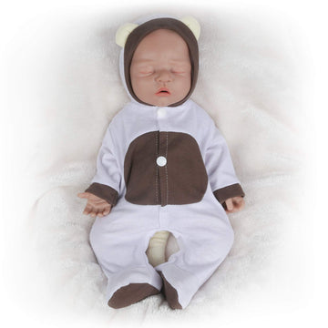 Vollence 12 Inch Realistic Silicone Babies Anatomically Correct Cute Silicone Dolls For Kid Birthday Collectible Gifts - Girl