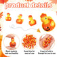 VioraWhite 50 Pcs Themed Ducks Mini Resin Ducks Figures Tiny Resin Figures Party Favors Party Decorations for Crafts Making DIY