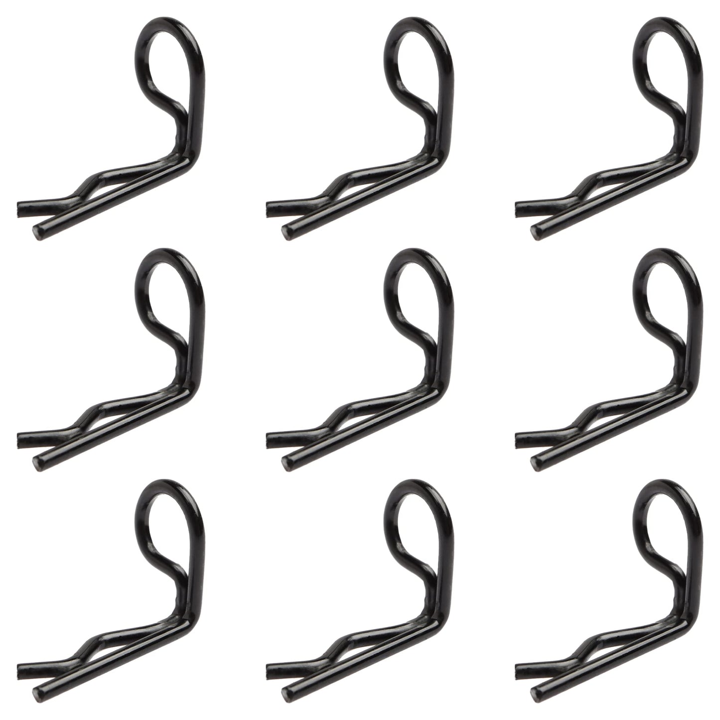 GDOOL 30-Pack 90-Degree Angle 1mm Body Clips Bent Springy Pins WJ07 for All 1/16 1/18 1/20 Scale Model Car Truck Crawler Truck(B