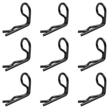 GDOOL 30-Pack 90-Degree Angle 1mm Body Clips Bent Springy Pins WJ07 for All 1/16 1/18 1/20 Scale Model Car Truck Crawler Truck(B