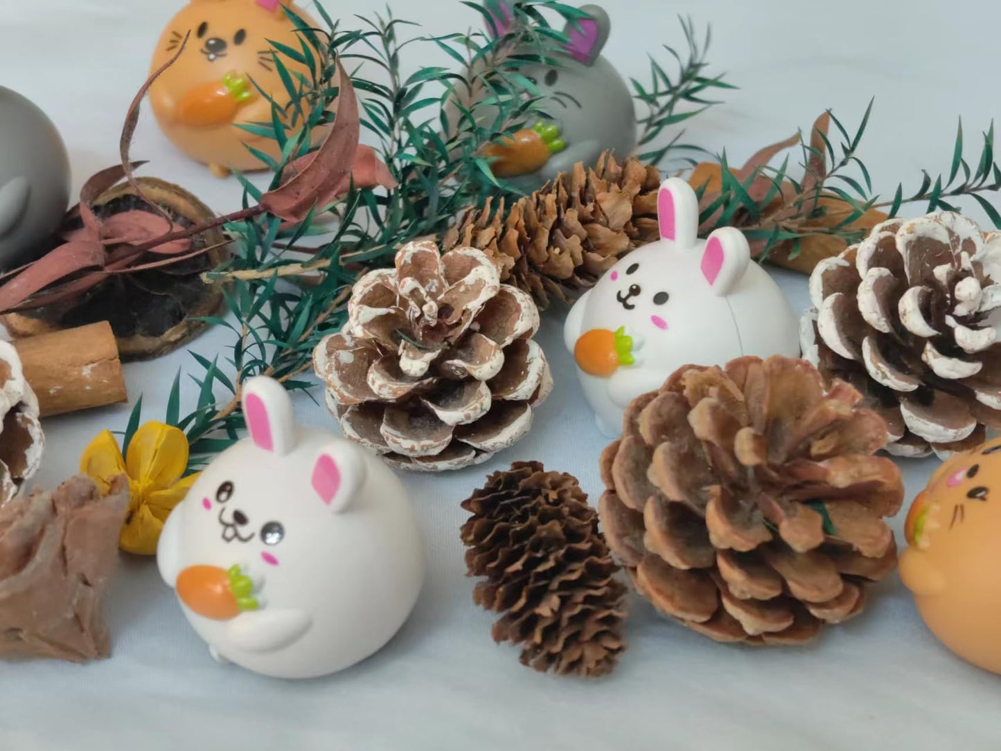 Ai-Fun 6Pcs Easter Pull Back Cars Bunny Cars Rabbit Fun Toy Vehicles For Easter Party Favors Animal Car Toddler Toys For Kids 3-
