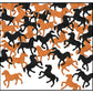 Beistle Fanci-Fetti Horses 4 Ounces, Black/Copper