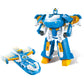 Super Wings 3-in-1 World Aircraft Transforming Robot with Light and Sound Effects, with a 2 Transformable Robot Jett, Transforma