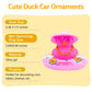 wonuu Car Accessories Rubber Ducks Dashboard Decorations Rubber Duck Pink Accessories Dashboard Duck Car Decorations Car Ducks f