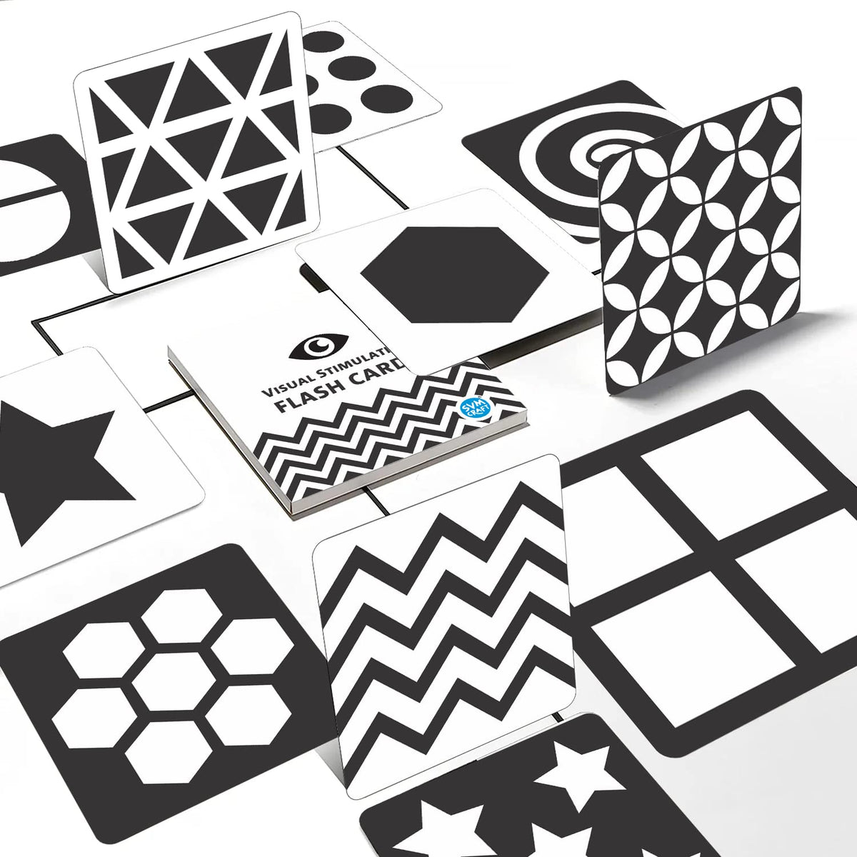 Svm Craft High Contrast Flash Cards For New Born Baby  (Age Group: 03 Year), Visual Stimulation & Sensory Development For Newb