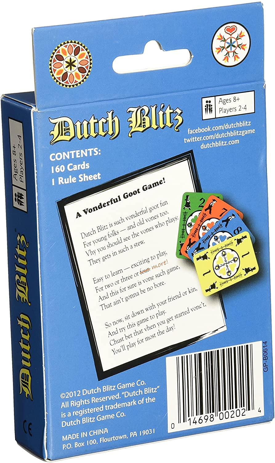 Original Dutch Blitz Card Game And Dutch Blitz Expansion Pack Bundle With Storage Bag By Mr Dice