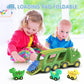 Moritakk Dinosaur Toys for Kids 3-5 Years Old,Dinosaur Transport Carrier Truck with 4 Pack Small Pull Back Dino Car,Dinosaur Tra