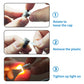 SUZEYAR 10 pcs Miniature Led Lights,Tiny Lights for Hand Craft/DIY,Miniature Lights Battery Powered, Dollhouse Light,Miniature L