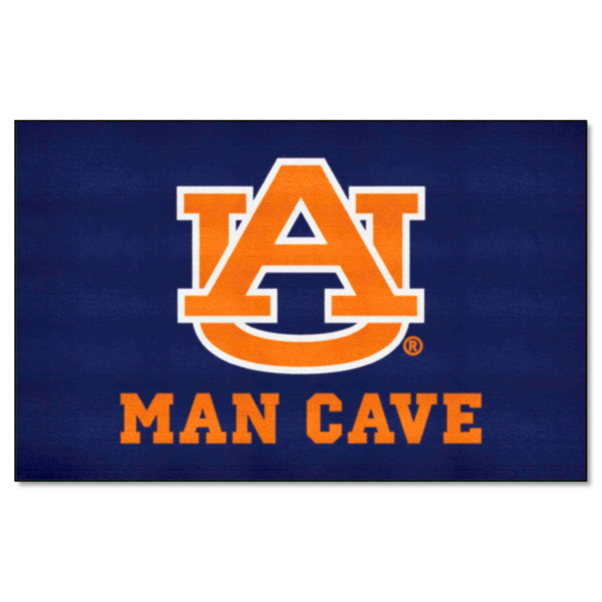 FANMATS 14531 Auburn Tigers Man Cave UltiMat Rug - 5ft. x 8ft. | Sports Fan Area Rug, Home Decor Rug and Tailgating Mat