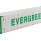 40 Refrigerated Sea Container Evergreen White Transport Series 1/50 Model by Diecast Masters 91028 A