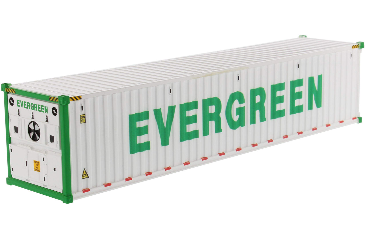 40 Refrigerated Sea Container Evergreen White Transport Series 1/50 Model by Diecast Masters 91028 A