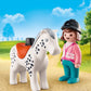 Playmobil Rider With Horse 70404 1.2.3 Playmobil For Young Kids