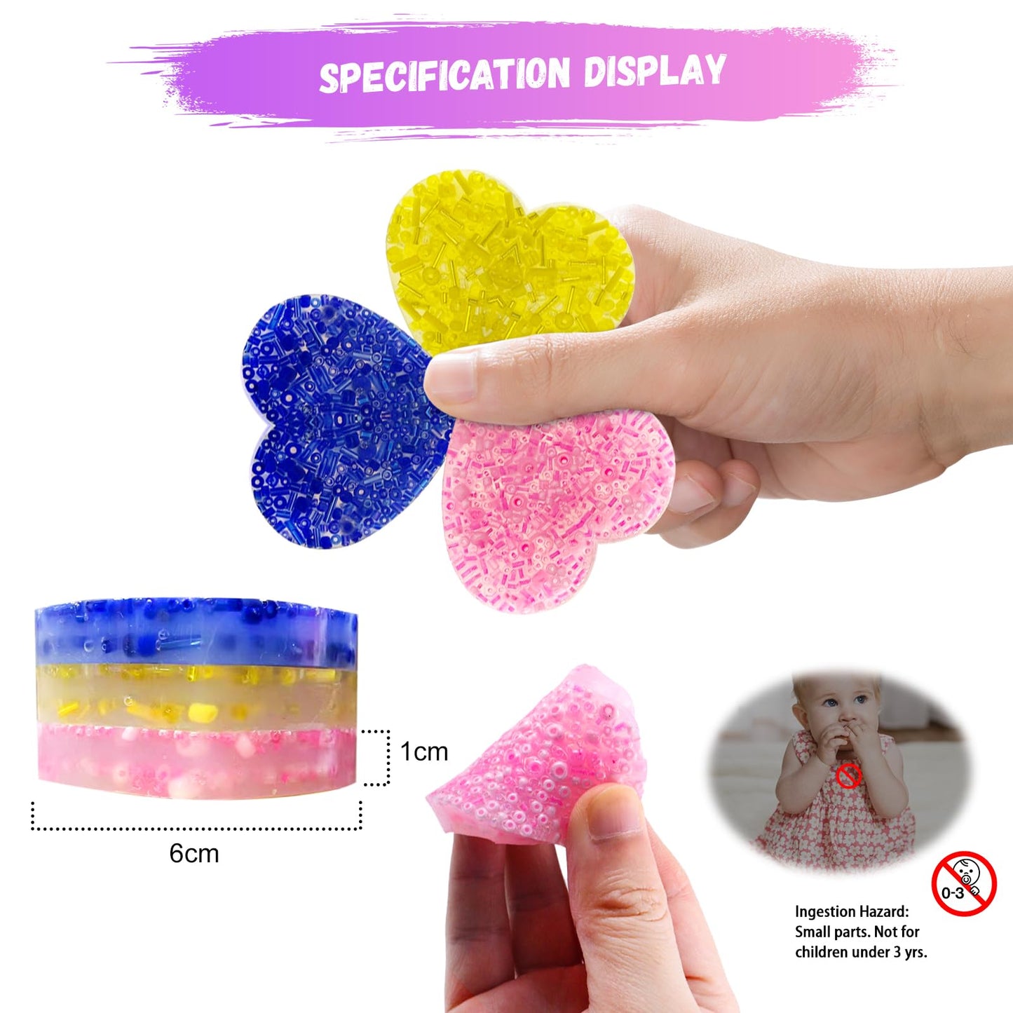 Skin Picking Fidget Toys, Heart Fidget Toys For Adults Teenager, Silicone Picking Fidget Pad, Trichotillomania Toys For Skin Pic