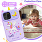 Kids Phone Toys For Girls Ages 5-7, Christmas Birthday Gifts For 5 6 7 8 Year Old Girls, Hd Dual Camera Kids Smart Phone For Tod