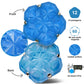 Dyrdm Magnetic Fidget Sphere 12 Pcs Magnetic Pentagons Magnet Sphere Fidget Toys Magnetic Building Blocks Stress Relief Desk Toys For Adults Blue