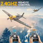 Rc Airplane Brushless P51D Mustang Rc Plane Ready To Fly Remote Control Airplane Fighter With 6-Axis Gyro, 3 Flight Modes & Aero