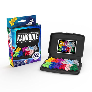 Educational Insights Kanoodle Cosmic Brain Teaser Puzzle Game - Multi-color, Medium Size, Travel Game for Kids Ages 7+