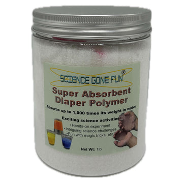 1 Pound Sodium Polyacrylate Super Absorbent Diaper Polymer Science Educational Innovations Item