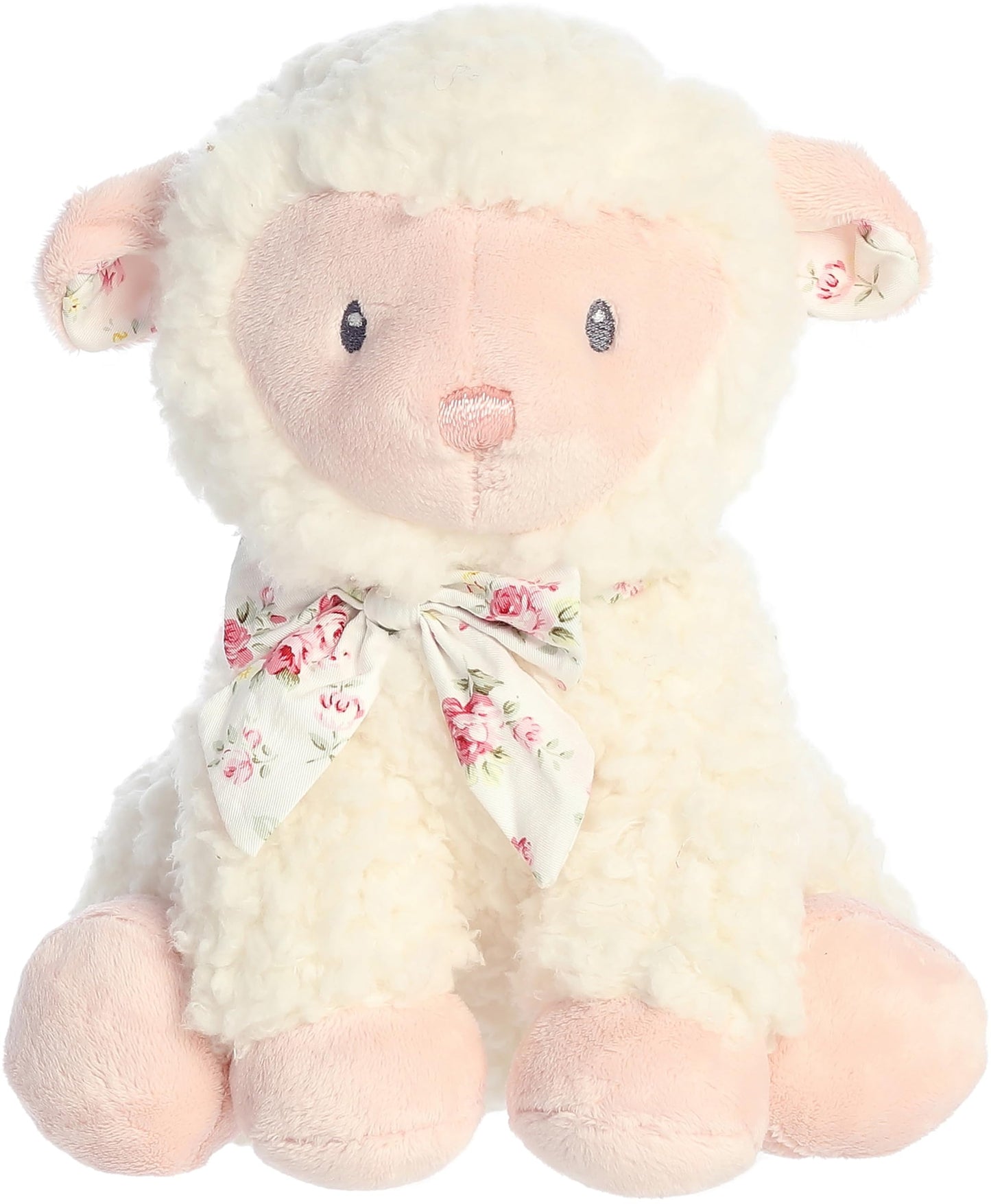Aurora Blessing Lamb Plush Toy - 9-Inch Pink Girl Lamb - Model 20655