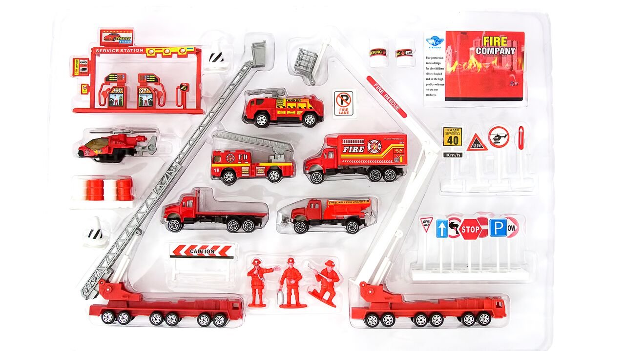 Big Daddy Fire Rescue Toy Play Set Includes Over 40 Fire Truck Toy And Accessories To Create The Perfect Emergency Scene
