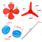 18 Set DC Motors Kit, Mini Electric Hobby Motor 3V -12V 25000 RPM Strong Magnetic with Shaft Propeller, 2 x AA Battery Holder,9V