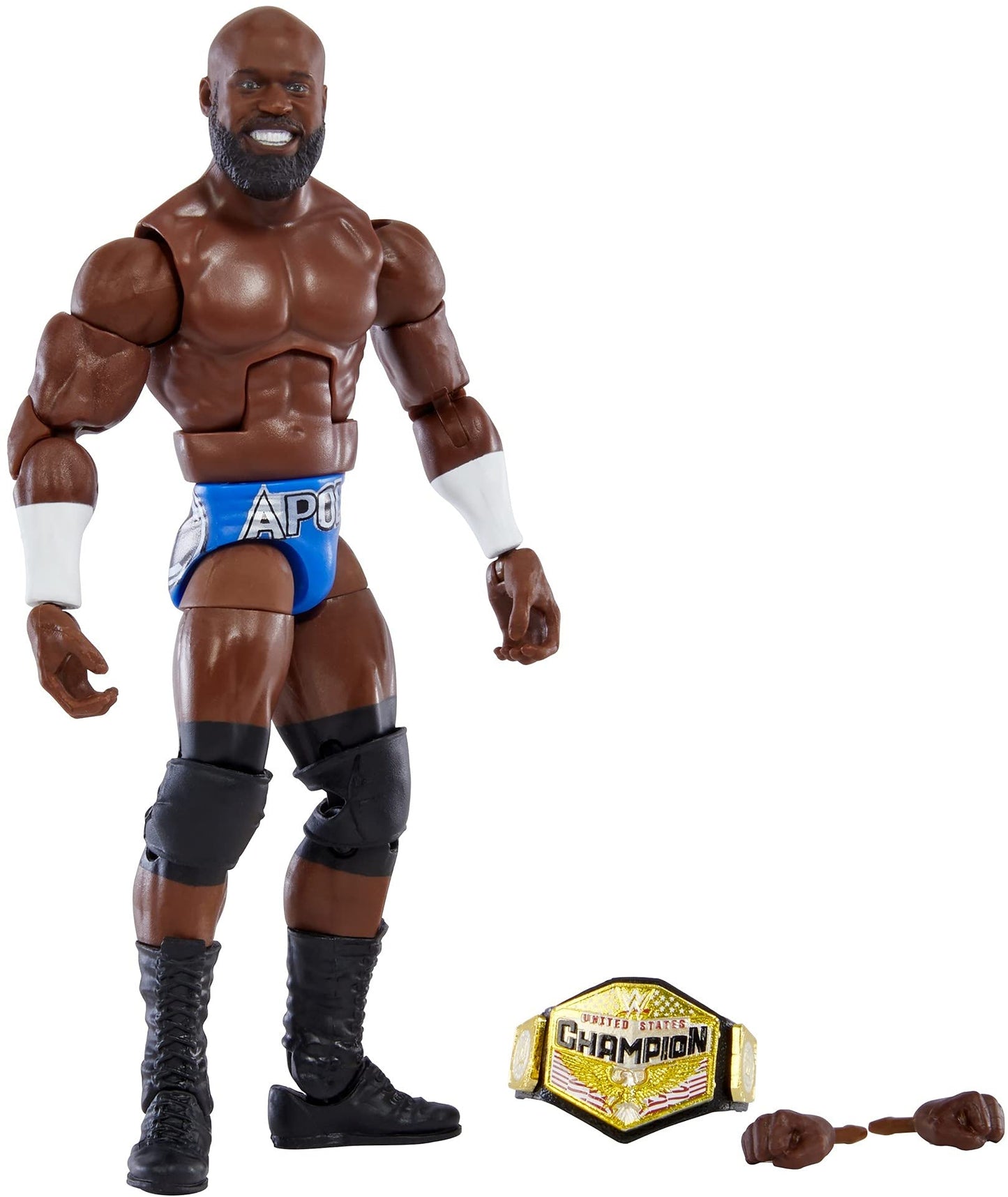 Wwe Mattel Apollo Crews Elite Collection Series 87 Action Figure 6 In Posable Collectible Gift Fans Ages 8 Years Old And Up