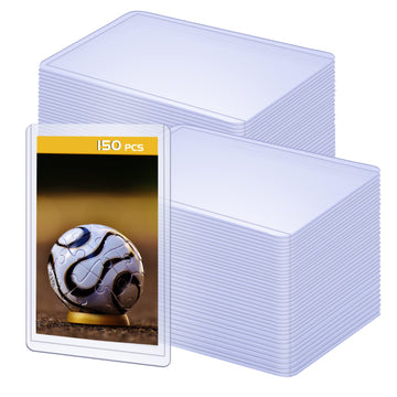150 Pack 3'X4' Hard Plastic Card Sleeves Top Loaders For Cards, Baseball Card Protectors Hard Plastic, For Baseball Card, Game Cards, Trading Card, And So On