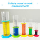 hand2mind Graduated Cylinder Set for Kids - Science Lab Equipment, Plastic, One Size, Set of 5, Educational Chemistry Supplies