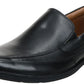 Clarks Mens Tilden Free Loafer, Black Leather, 12