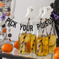 Black Glitter Pick Your Poison Banner Potion Bar Banner, Pick Your Poison Sign Halloween Party Banner For Haunted Mansion Home Halloween Hocus Pocus Party Decorations