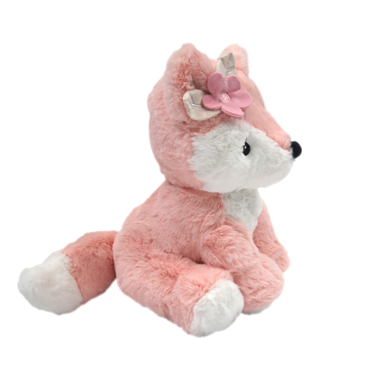 Lambs & Ivy Plush Pink Woodland Fox Stuffed Animal Toy - 9 Inch, Polyester, Model 884043F