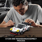 Vgd Car Building Sets With Display Case, Classic Model Car Kits Speed Car Building Blocks Set, Cool Collectible Model Super Race