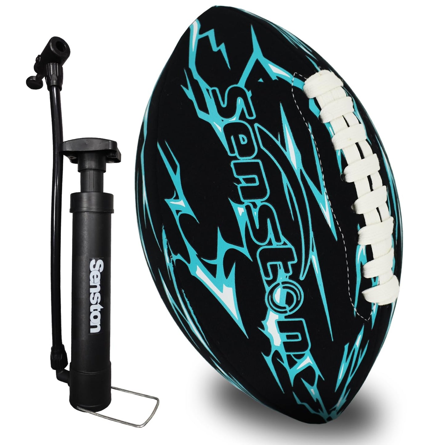 Senston Waterproof Football For Pool 9.25 Inch Pool Football Beach Football For Pool Toy Football For Swimming Football For Fami