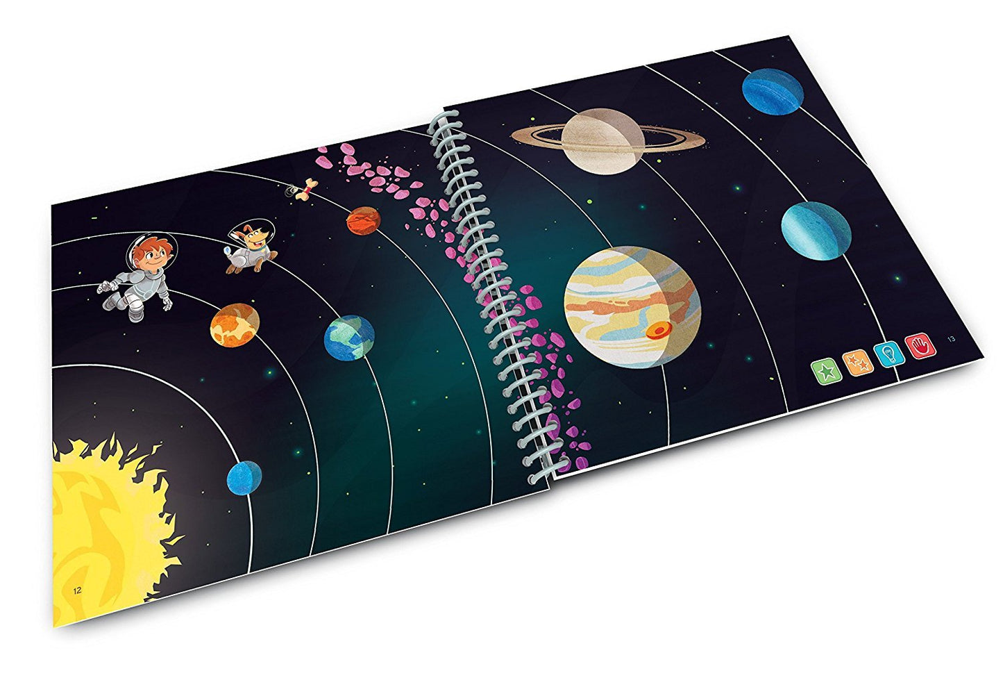 LeapFrog LeapStart 1st Grade Activity Book - Space Science, Cardboard, Multicolor, Model 80-21610E