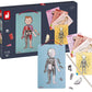 Janod Bodymagnet Educational Human Body Game - Anatomy, Organs, Skeleton, Muscles - 76 Magnetic Pieces - From 7 Years Old, 12 Languages, J05491 Includes 18 Cards, 76 Body Part Magnets And 1 Pointer Stick