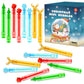 Christmas Toys Gifts Bulk for Students,Small Mini Bubble Wands Toys 64 Pack,Christmas Party Favors Supplies for Kids,Goodie Bags