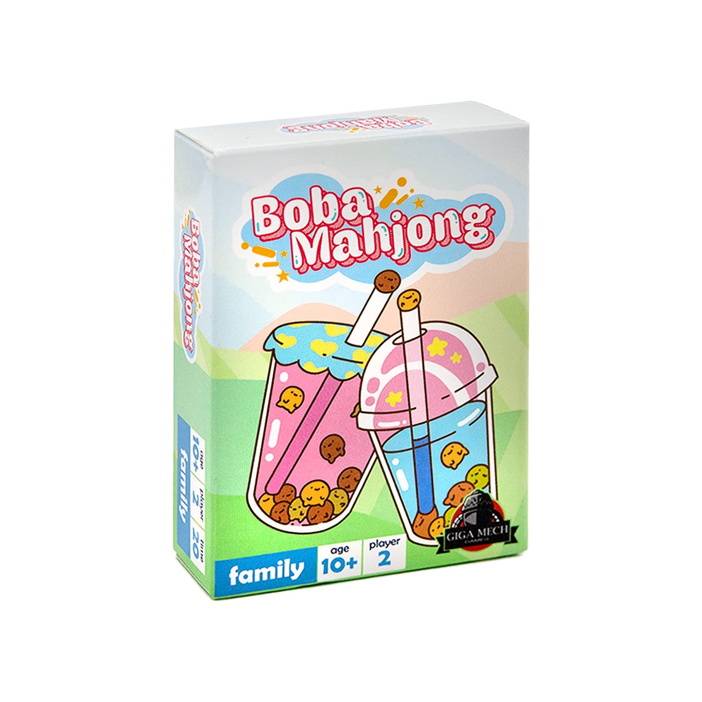 Giga Mech Games Boba Mahjong - A Bubble Tea Card Game For Two!