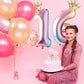 16 Number Balloon Rainbow 40 Inch Big Foil Crown Helium 16Th Balloons For 16 Year Old Boy Girl Birthday Party Decorations Weddin
