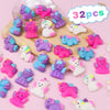 Kaemi 32 Pcs Unicorn Mochi Squishy Toys For Kids Boys Girls, Kawaii Squishies Toy, Colorful Unicorn Soft Cute Squeeze Toys For C