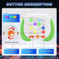 Tendccy Quick Push Handheld Game For Kids 3-12, 7 Game Mode Flashing Fast Press Push Puzzle Games Sensory Fidget Toys, Christmas
