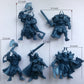 Fantasy Battles Creature Mini Action Figure Playset- Wariors 2 '' Fantasy Figures - Xl 1/32Nd Scale Dnd 5 Pcs Characters Accesso