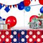 durony 3 Pieces Baseball Tablecloth Plastic Baseball Table Cover Baseball Theme Party Supplies Waterproof Rectangle Tablecloth f